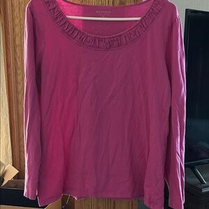 Sonoma Women's Fuchsia Long Sleeve Top